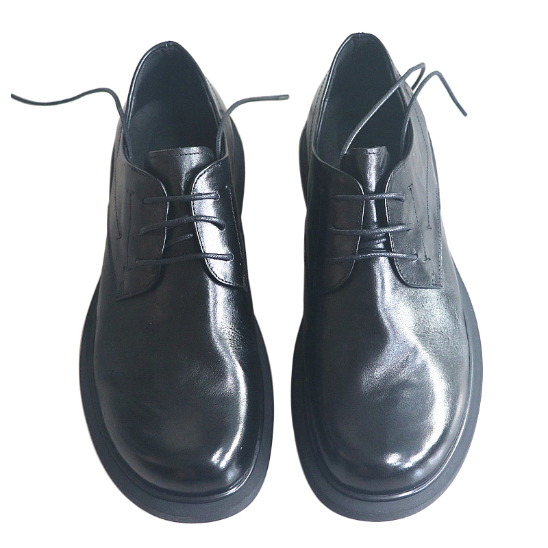 轻松舒适!柔软透气!简约有型头层牛皮德比鞋休闲皮鞋男商务通勤 - 图3