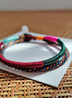 双层个性红绳手链事业运节节高升