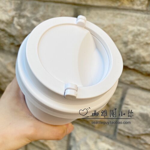 星巴克杯子韩国樱花菱格猫爪甄选拉丝黑白色艾玛不锈钢随行保温杯 - 图3