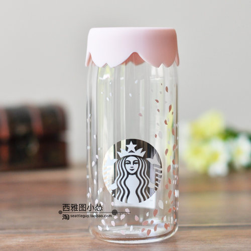 正品星巴克杯子限量圣诞韩国姜饼人玻璃杯金色璀璨马克杯美人鱼 - 图2