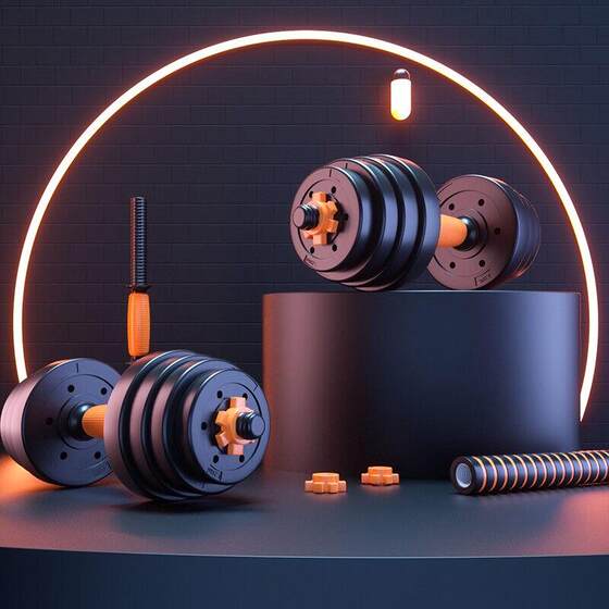 Zhengxin Dumbbell Home Men's Fitness Adjustable Barbell