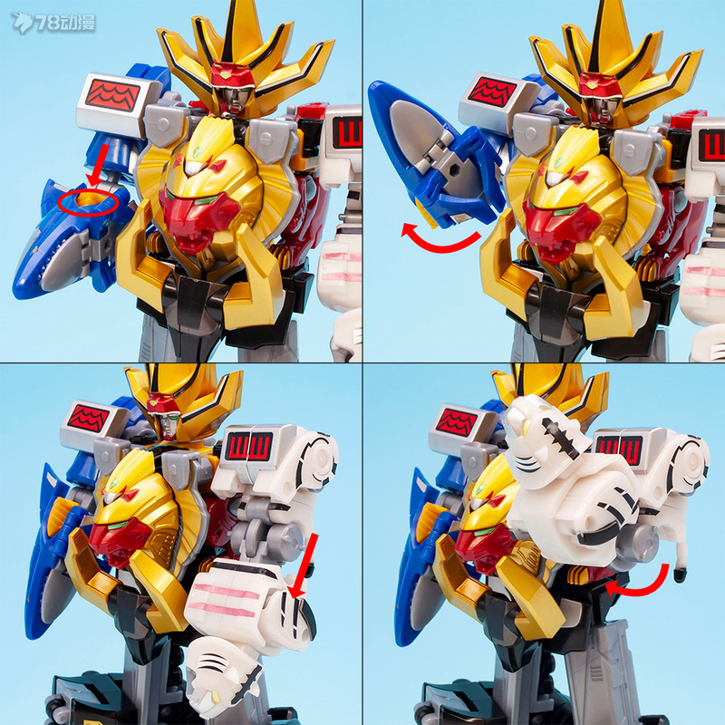 现货 万代PB限定食玩 SMP 百兽战队 牙吠王伽奥之王 百兽合体,淘宝优惠券,粉丝福利购,淘宝优惠卷