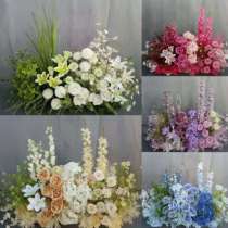 New wedding celebration Fancy Dress Silk Flower finished decoration Suzuki Thousand Generations Orchid Row Ttai Road Citation Wedding Hall