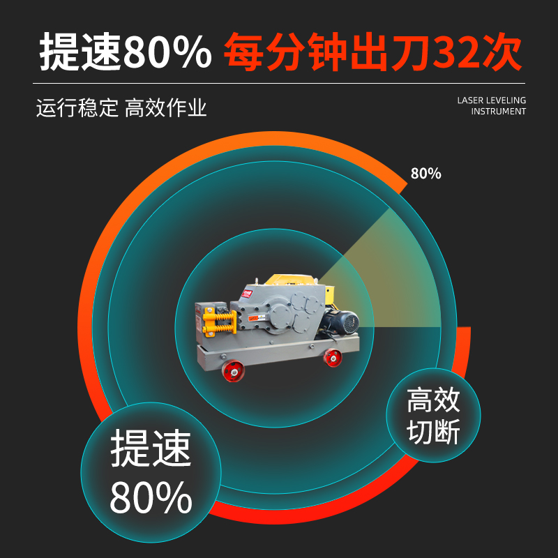 GQ40型50型钢筋切断机剪断机螺纹圆钢断筋机剪切机扁钢扁铁断料机 - 图2