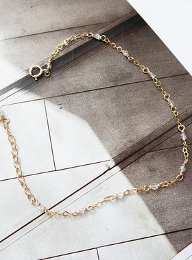 超细唯美风水晶生日礼物原创手链