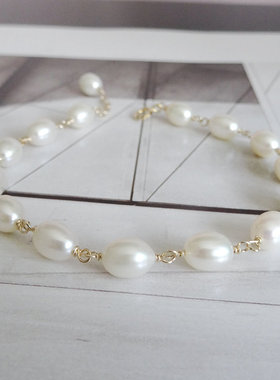 手链原创首饰品天然珍珠