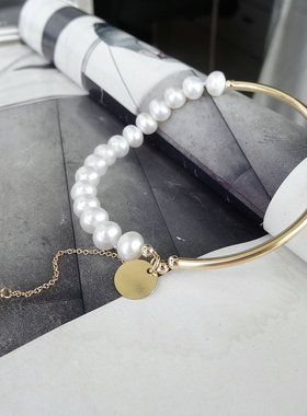 纯天然可拉伸仙女淡水珍珠手链