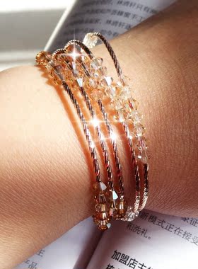 细款奥地利礼服装饰品女朋友手串