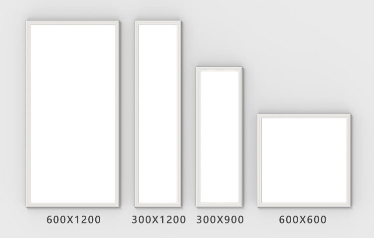 led平板灯600x600明装吸顶灯300x900x1200石膏板水泥顶吊线面板灯 - 图3