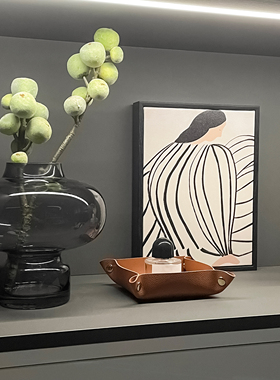 简约现代样板间玄关家居软装饰品