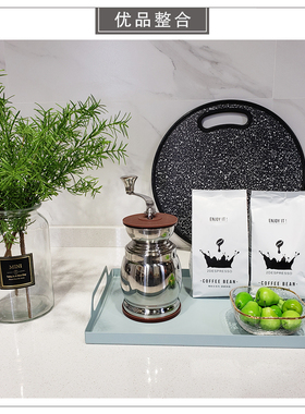 厨房仿真花储物罐组合软装饰品