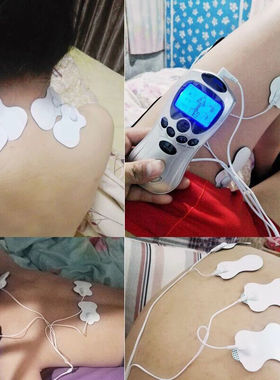 充电多功能按摩器迷你数码经络仪理疗电动便携针灸脉冲电疗贴家用
