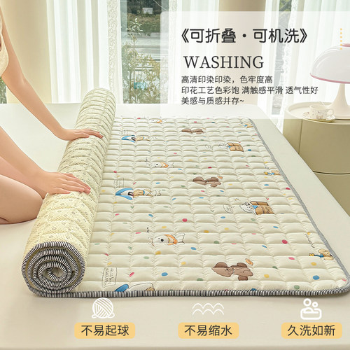 抗菌床垫垫褥家用软垫卧室垫被褥子防滑床护垫床宿舍床盖炕单铺底 - 图3