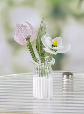 古法琉璃手工花瓶客厅摆件