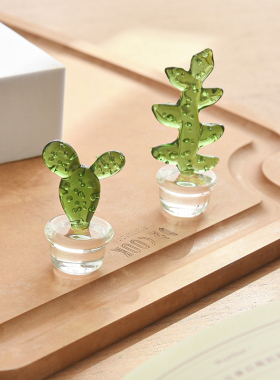 纯手工创意多肉玻璃客厅桌面