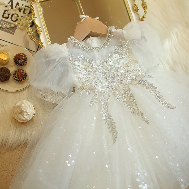 女童一周岁宝宝礼服轻奢高端婴儿儿童生日宴婚纱春华丽公主裙花童,淘宝优惠券,粉丝福利购,淘宝优惠卷