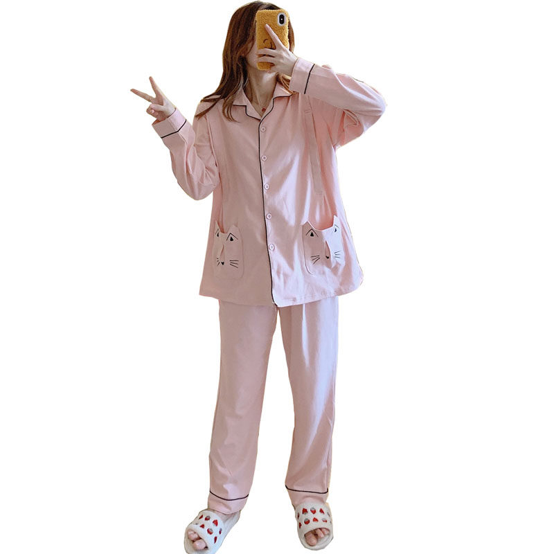 大码孕妇喂奶哺乳衣家居服套装睡衣 韵娜世家家居服套装