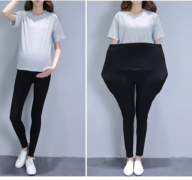 大码孕妇裤弹力外穿长孕孕期打底裤 韵娜世家孕妇打底裤