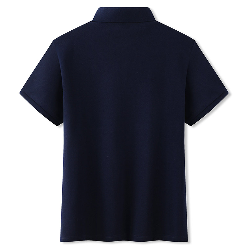 胖子运动全棉加肥加大男翻领polo衫 宝盾狼苏州T恤