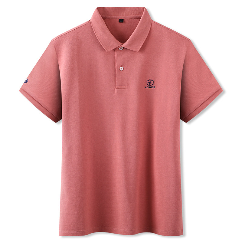 胖子运动全棉加肥加大男翻领polo衫 宝盾狼苏州T恤