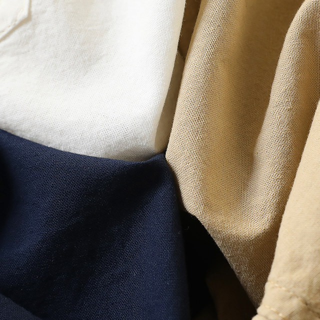ເດັກຊາຍ's style workwear ໃສ່ກິລາຝ້າຍບໍລິສຸດສັ້ນສັ້ນບາງ