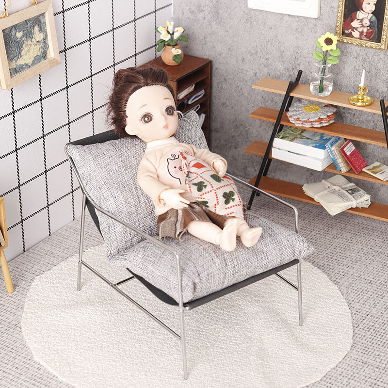 里左拉微缩食玩布艺沙发1:6分BDJ娃娃屋家具配件dollhouse过家家,淘宝优惠券,粉丝福利购,淘宝优惠卷