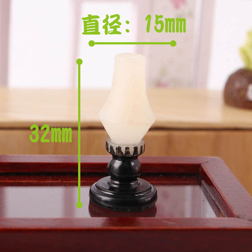 微缩食玩烛光晚餐烛台迷你模型12分ob11家具6分bjd场景迷你diy - 图2