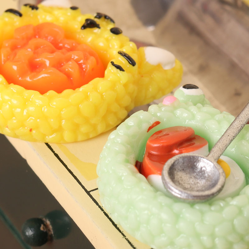 里左拉 微缩食玩寿司便当迷你模型饭团1:12分dollhouse食物袖珍 - 图2