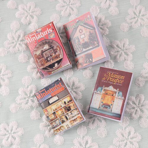里左拉微缩食玩杂志6分12分ob11娃屋配件bjd小书diy模型dollhouse - 图2