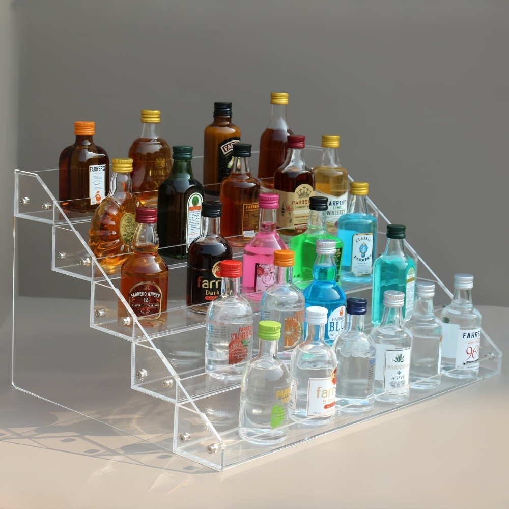 亚克力酒架 便利店零食展示架 网红迷你洋酒伏特加展架阶梯香水架,淘宝优惠券,粉丝福利购,淘宝优惠卷