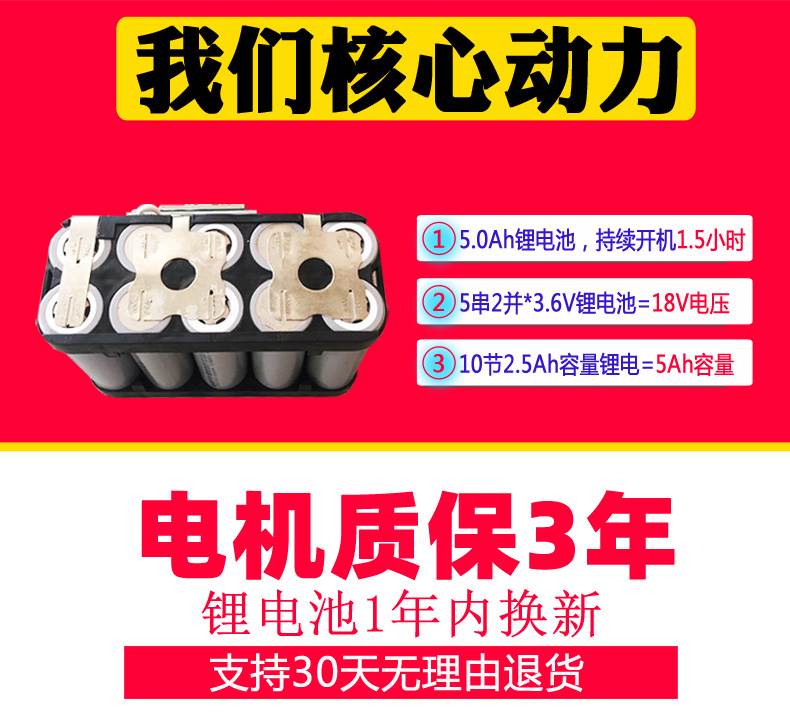 丰成无线打蜡机有线两用充电式DA偏心抛光机汽车载家用地板大理石-图2