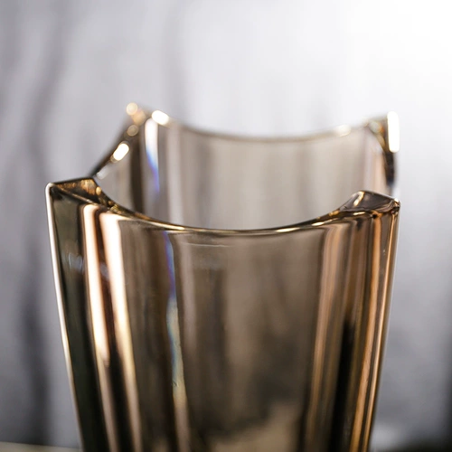 Легкая роскошная гостиная лилия большая ваза с водным цветочным расположением Новый китайский хрустальный стеклянный обеденный стол европейский стиль украшения