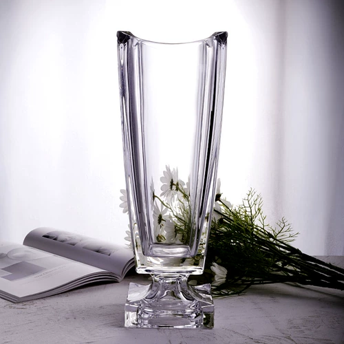 Легкая роскошная гостиная лилия большая ваза с водным цветочным расположением Новый китайский хрустальный стеклянный обеденный стол европейский стиль украшения