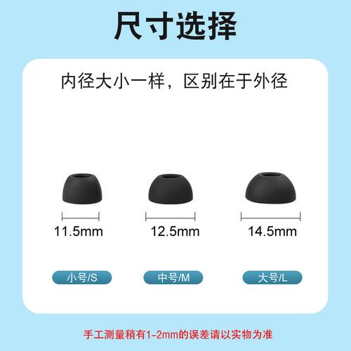 适用vivo tws3/3e耳帽TWS3Pro蓝牙耳机套硅胶耳塞套软塞胶头配件 - 图2