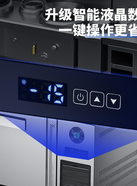 冷藏工作台冰柜商用冰箱冷冻柜平冷操作台厨房不锈钢案板保鲜冷柜