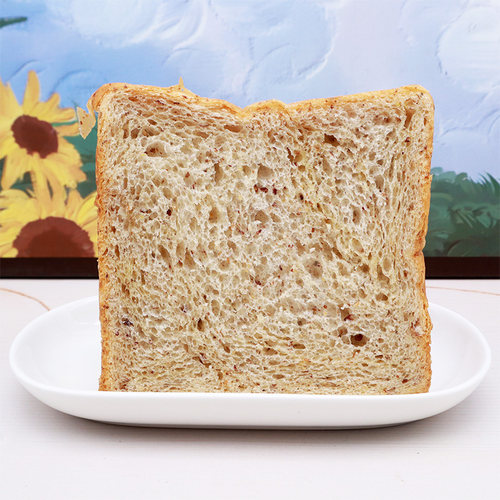 点缀吐司系列混拼厚切方型三明治DIY面包坚果藜麦全麦提子早餐品 - 图1