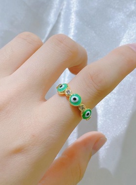 女混合街头恶魔之眼饰品