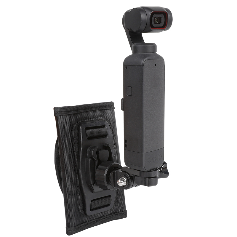 适用Dji Pocket2背包夹大疆口袋相机osmo pocket书包肩带支架配件胸前第一人称视频拍摄拓展固定夹项圈支架 - 图3