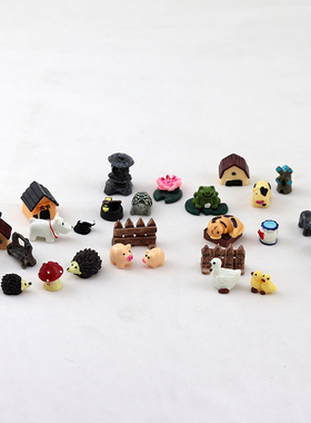 动物迷你可爱风造景材料小摆件