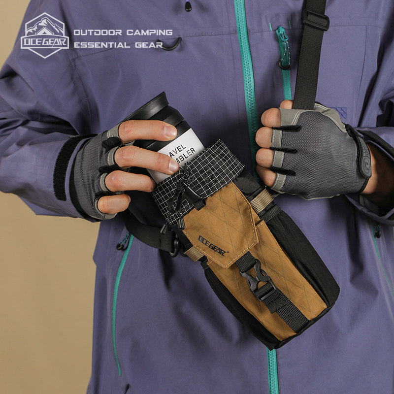 OCE GEAR户外露营水壶包XPAC防水斜挎包徒步骑行水杯包轻便手机包 - 图1