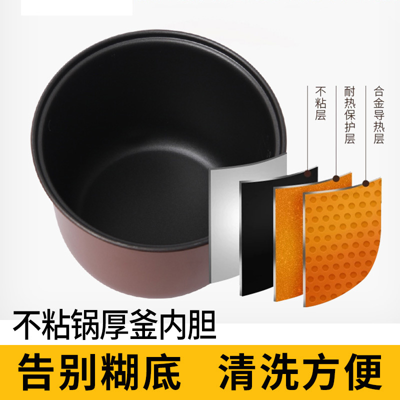 车载电饭煲12V24v通用货车2-3人车用电饭锅小汽车自驾游装备正品 - 图1