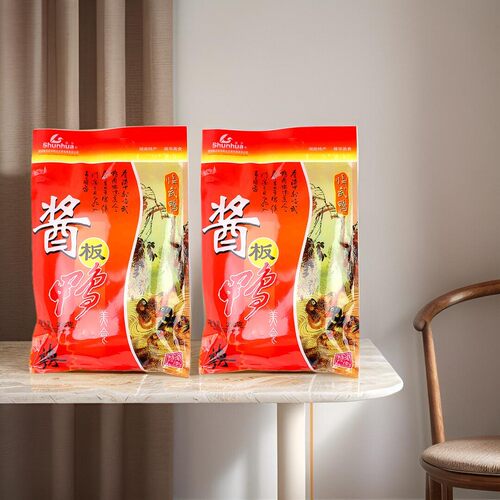 舜华临武鸭湖南郴州特产看足球零食夜宵卤香味山茶油酱板鸭肉零食 - 图3