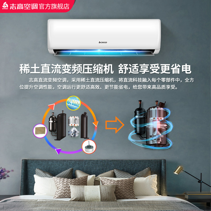 志高gv12k1冷暖1.5 p一级空调 志高空调空调