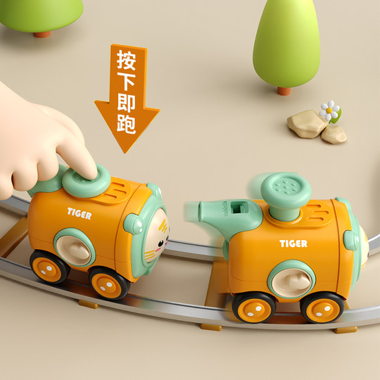 Baby educational toy push train