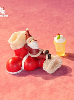 可爱风房子万圣节女生雪人摆件
