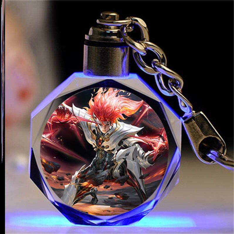 王者荣耀水晶王者荣耀水晶钥匙扣挂件赠品书包项羽苍威无极闺蜜礼物周边小玩具