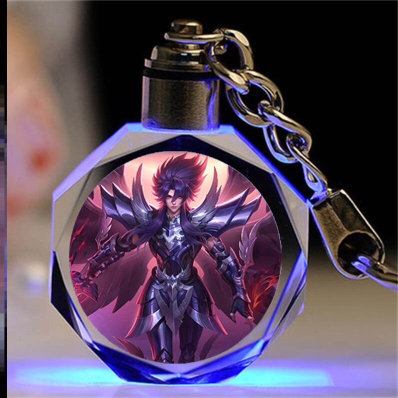 王者荣耀水晶王者荣耀水晶挂件钥匙扣廉颇撼地雄心干将莫邪雾都夜雨赠品饰品