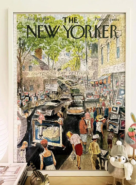 纽约客拼图3djp相框1000片70×50x75金属画框实木拼图框500片裱框