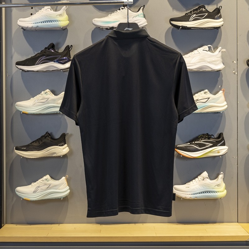 李宁短袖POLO衫男子2025新款夏季舒适透气休闲翻领T恤APLU803,淘宝优惠券,粉丝福利购,淘宝优惠卷