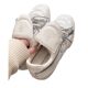 Genuine leather soft sole comfortable 2025 spring new women's ballet height-increasing moral training shoes casual sports racing shoes women's single shoes